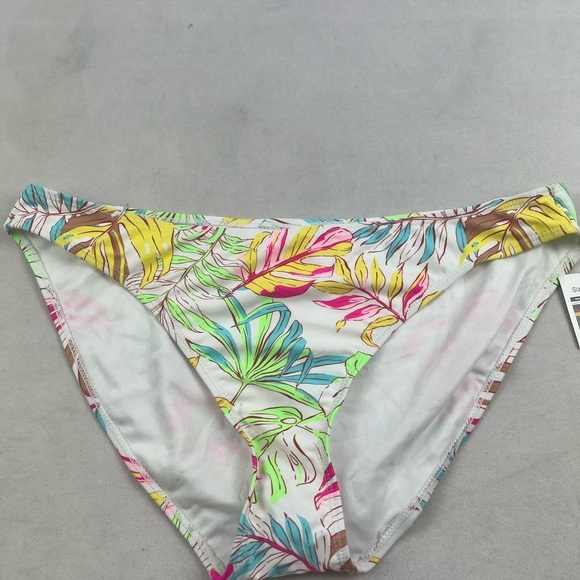 NWT NO BOUNDARIES COLORFUL PRINT BIKINI BOTTOMS - Picture 3 of 5